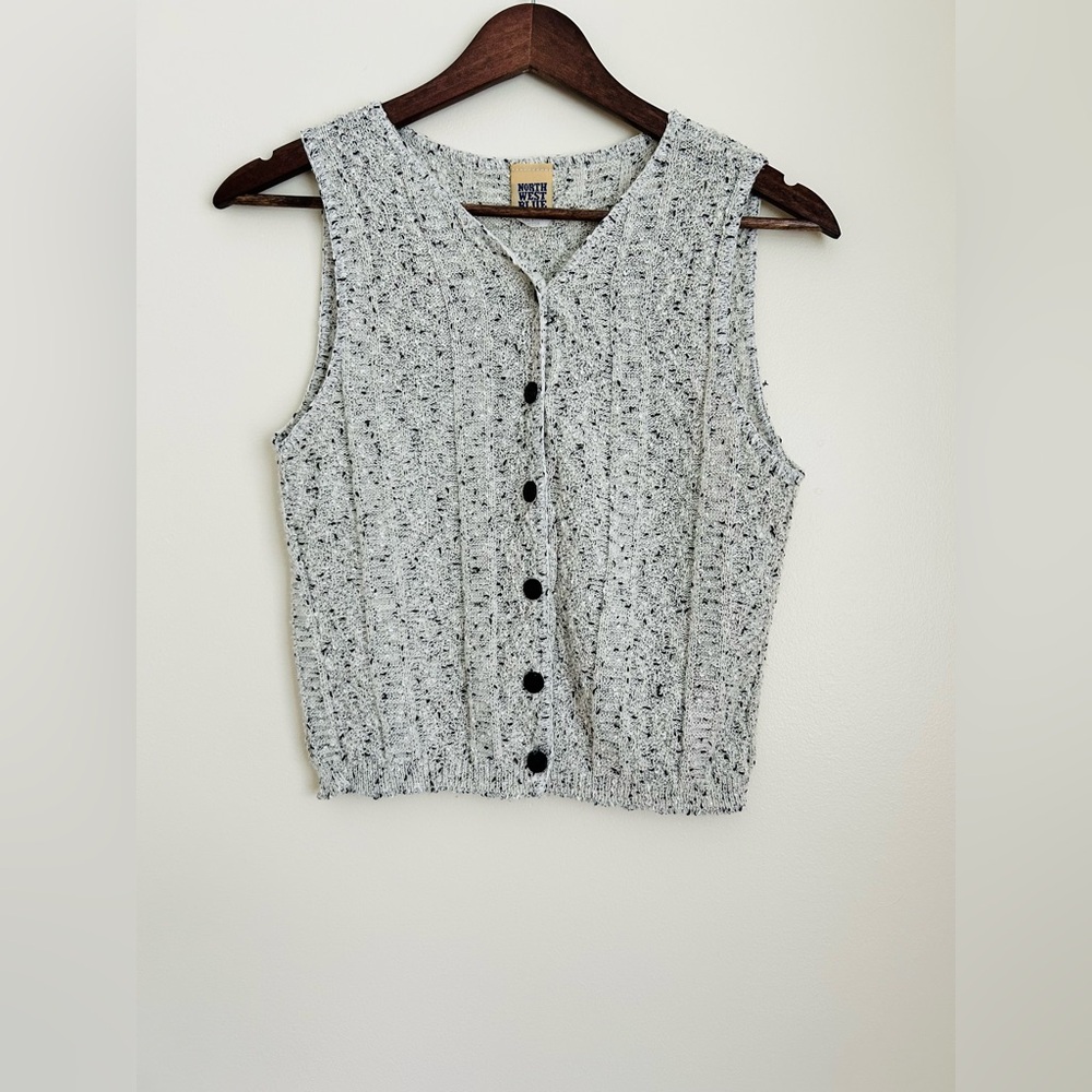 VINTAGE 90s Knit Top / Vest